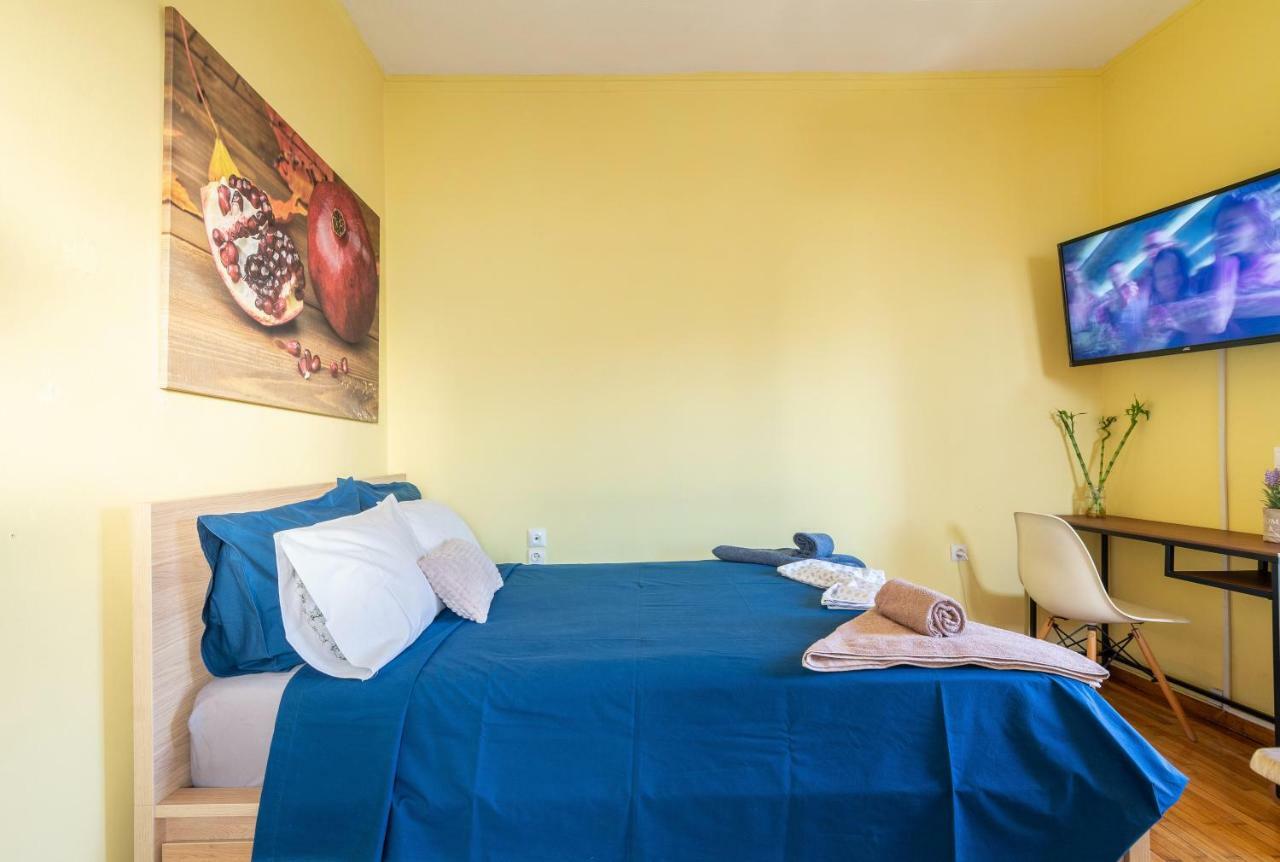 Central 6Th Floor Studio Near Metro & View&200Mbps Athene Buitenkant foto